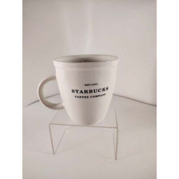 Starbucks Ceramic Coffee Mug Barista 2007 4.25" x 4.5" - Picture 3 of 5